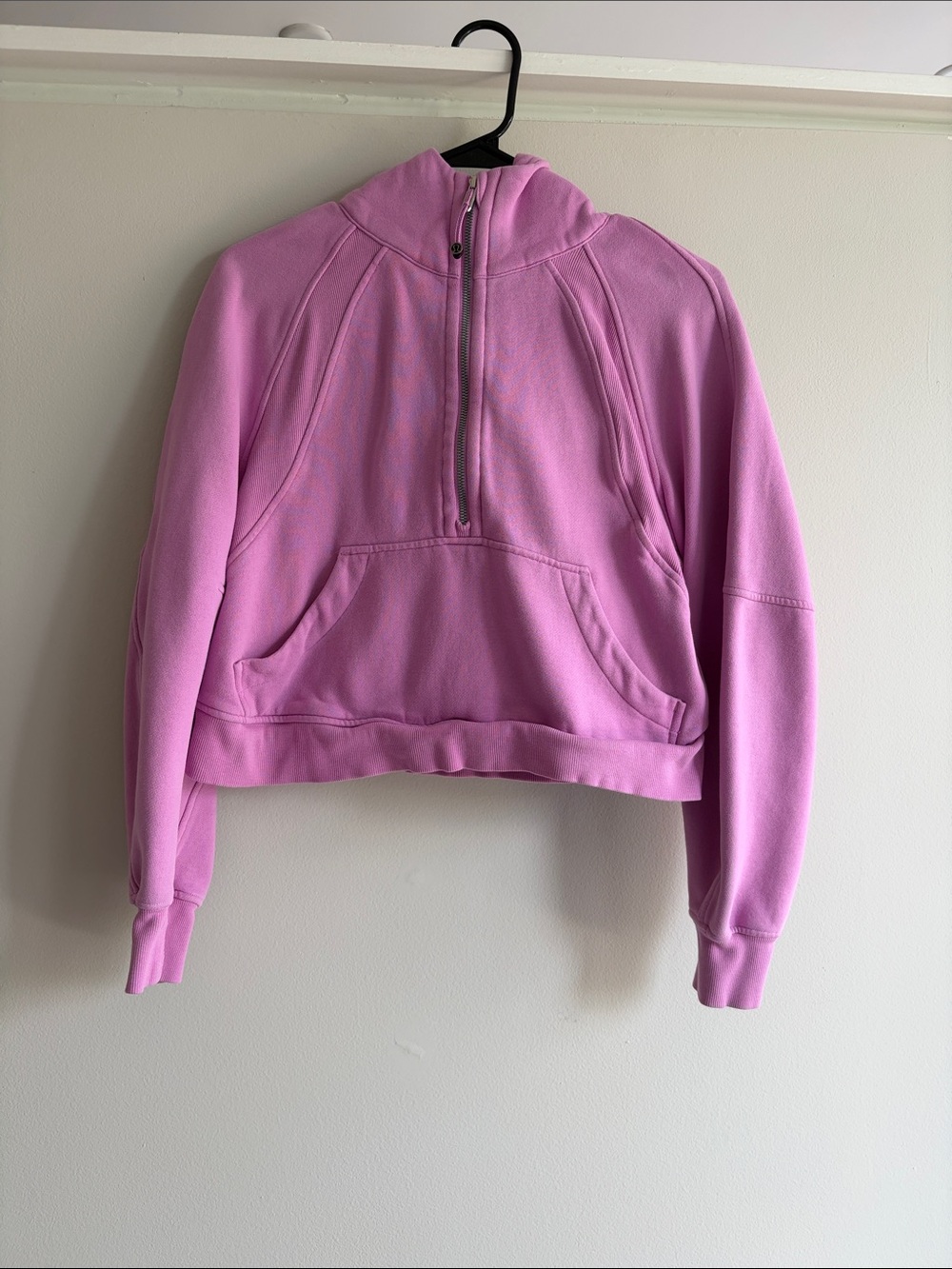 lululemon athletica Pink Half-Zip Hoodie Pullover
